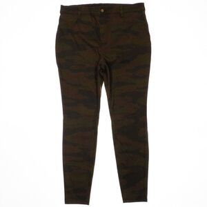 Time And Tru Pull On TT Jegging Pants Size XL (16/18) Camouflage Stretch 34x27.5